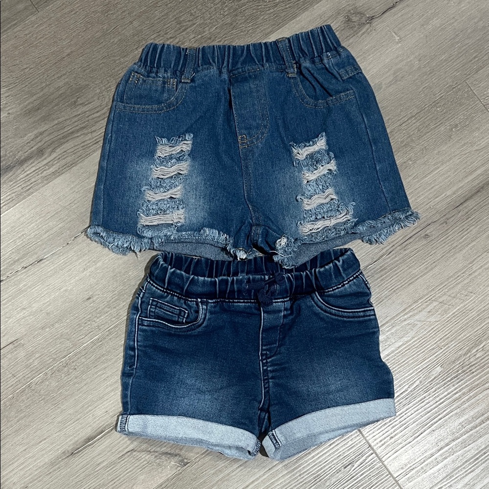 Cat & Jack Blue Denim Kids Shorts Set
